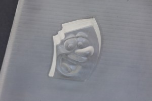 Negative Mold of 3d Mascot